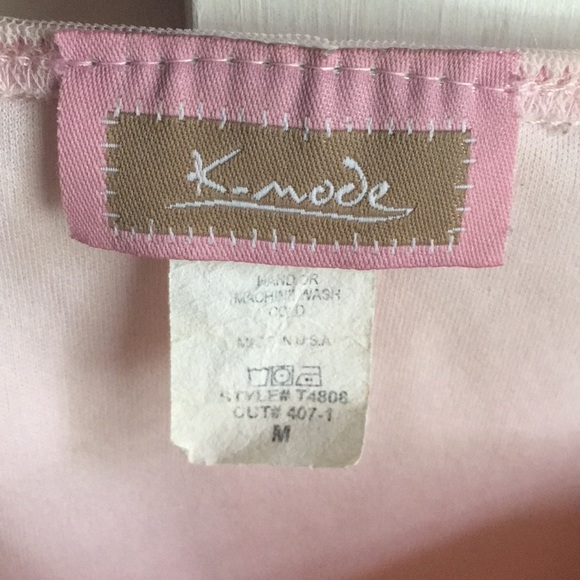 Pink Beaded Tank Top | K-Mode - Picture 4 of 4